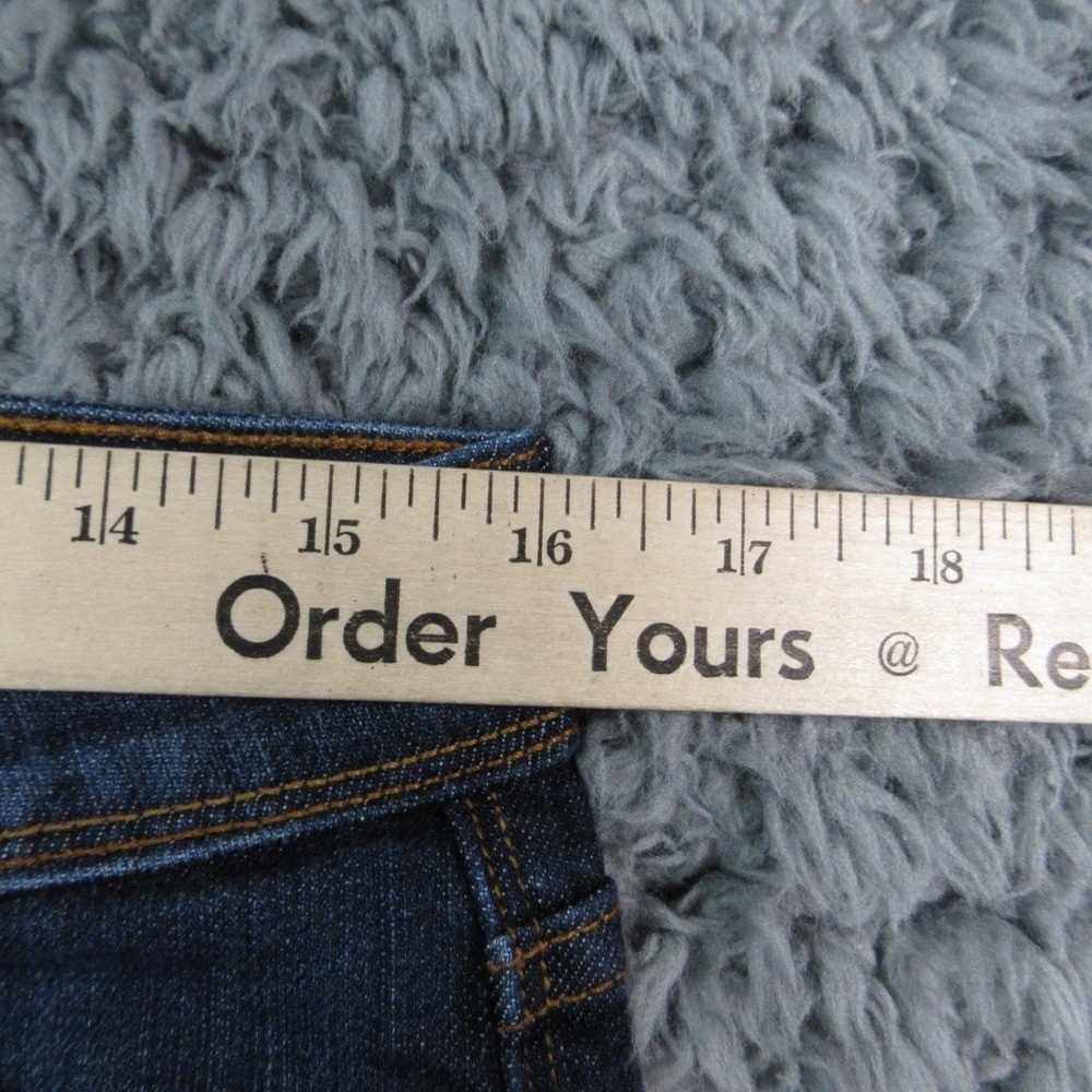 Levi's Jeans Womens 10 Blue 545 Capri Relaxed Stretch Cuffed Mid Rise 32x19.5* - Picture 5 of 16